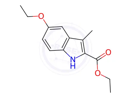 Chemical structure of Ethyl 5-ethoxy-3-methyl-1H-indole-2-carboxylate