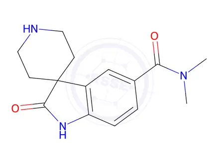 Chemical structure of N,N-Dimethyl-2-oxospiro[indoline-3,4'-piperidine]-5-carboxamide