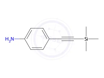 Chemical structure of (4-Aminophenyl)(trimethylsilyl)acetylene