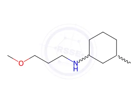 Chemical structure of N-(3-methoxypropyl)-3-methylcyclohexan-1-amine