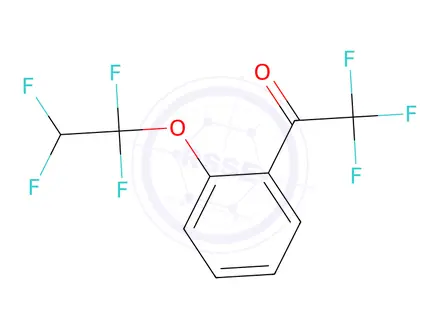 Chemical structure of 2,2,2-Trifluoro-1-(2-(1,1,2,2-tetrafluoroethoxy)phenyl)ethan-1-one