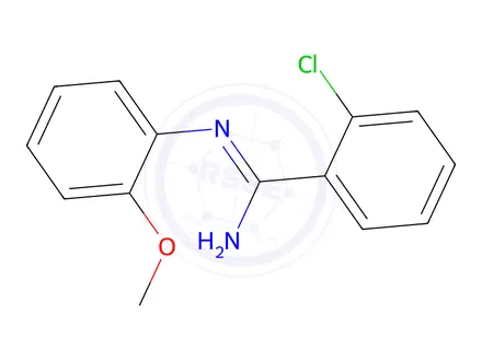 Chemical structure of o-Chloro-N-(o-methoxyphenyl)benzamidine