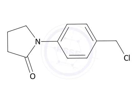 Chemical structure of 1-(4-Chloromethyl-phenyl)-pyrrolidin-2-one