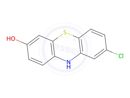 Chemical structure of 2-Chloro-7-hydroxy Phenothiazine