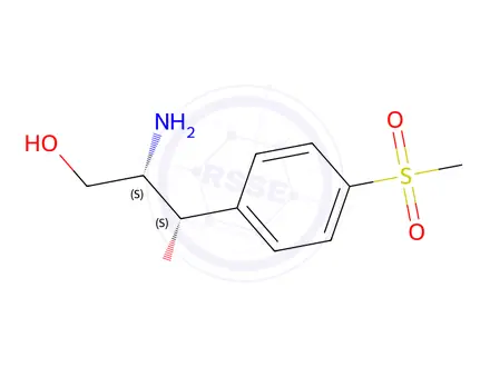 Chemical structure of (1S,2S)-2-Amino-1-(4-(methylsulfonyl)phenyl)propane-1,3-diol