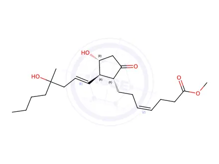 Chemical structure of Enisoprost