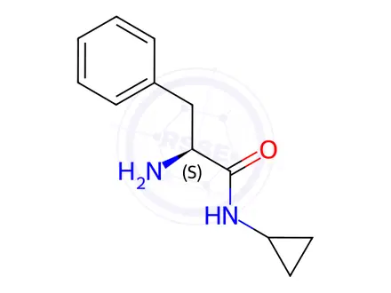 Chemical structure of N-Cyclopropyl L-Phenylalaninamide