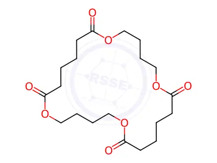 Chemical structure of 1,?6,?13,?18-?Tetraoxacyclotetraco?sane-?7,?12,?19,?24-?tetrone
