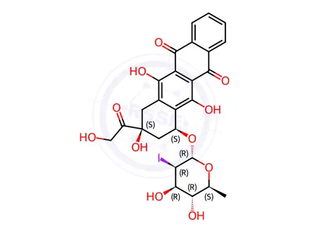 Chemical structure of Annamycin