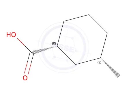Chemical structure of cis-3-Methyl-cyclohexanecarboxylic acid
