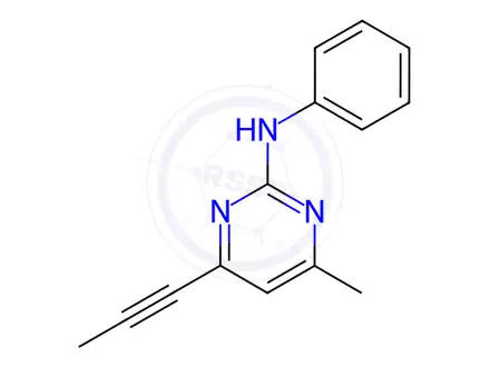 Chemical structure of Mepanipyrim