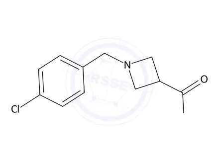 Chemical structure of 1-(4-Chlorobenzyl)azetidine-3-carboxylic acid
