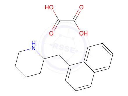 Chemical structure of 2-(1-Naphthylmethyl)piperidine Oxalate