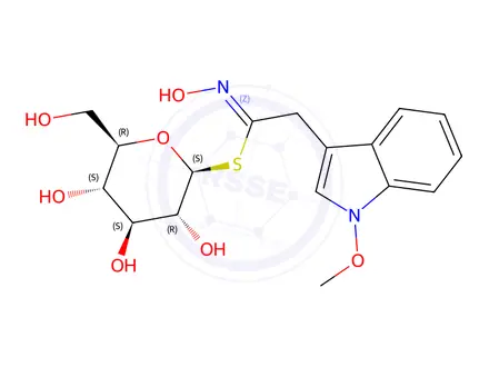 Chemical structure of Desulfoneoglucobrassicin