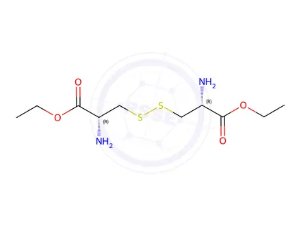 Chemical structure of (H-Cys-OEt)? · 2 HCl (Disulfide bond)