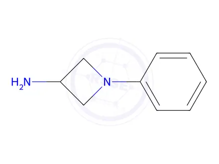 Chemical structure of 1-phenylazetidin-3-amine dihydrochloride