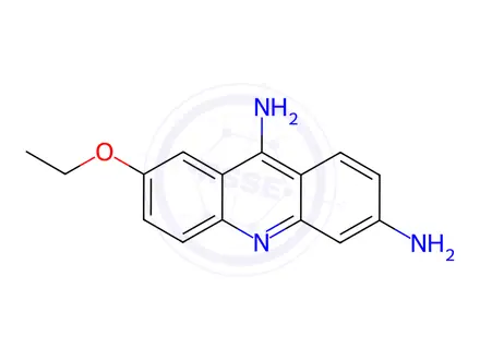 Chemical structure of Ethacridine lactate monohydrate