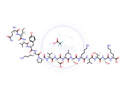 Chemical structure of Tau Peptide (307-321)