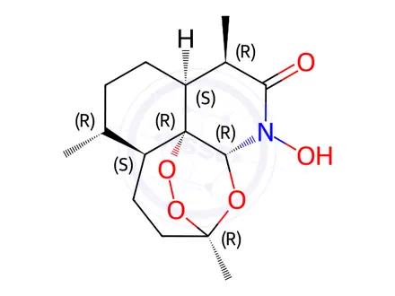 Chemical structure of N-Hydroxy-11-azaartemisinin