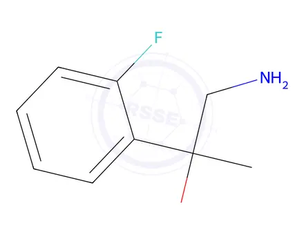 Chemical structure of 1-Amino-2-(2-fluorophenyl)propan-2-ol