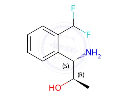 Chemical structure of (1S,2R)-1-AMINO-1-[2-(DIFLUOROMETHYL)PHENYL]PROPAN-2-OL