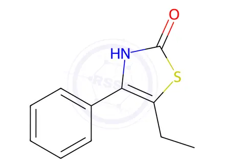 Chemical structure of 5-ethyl-4-phenyl-2,3-dihydro-1,3-thiazol-2-one