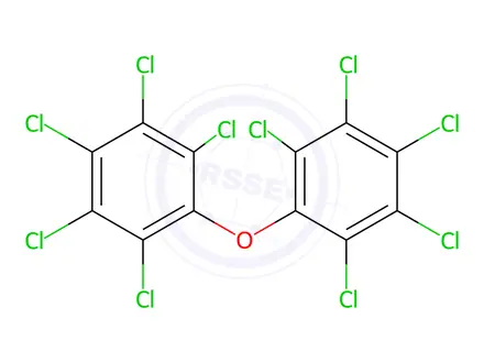 Chemical structure of Decachlorodiphenyl ether