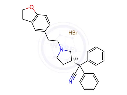 Chemical structure of Darifenacin Nitrile Impurity 2