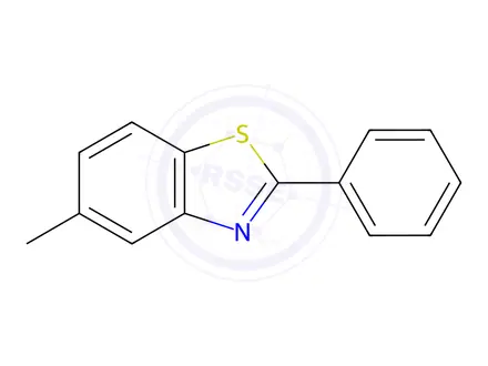 Chemical structure of Benzothiazole, 5-methyl-2-phenyl-(9CI)