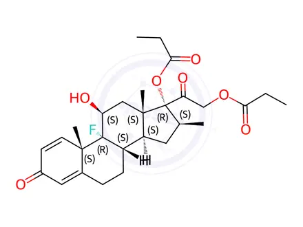 Chemical structure of Betamethasone propionate