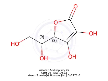Chemical structure of Ascorbic Acid Impurity 25
