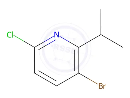 Chemical structure of 3-Bromo-6-chloro-2-isopropylpyridine