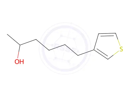 Chemical structure of 6-(Thiophen-3-yl)hexan-2-ol