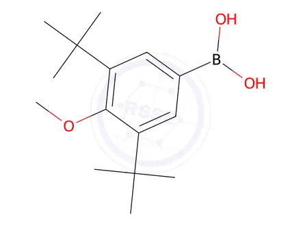 Chemical structure of (3,5-Di-tert-butyl-4-methoxyphenyl)boronic Acid