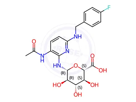 Chemical structure of D13223-N2-Beta-D-Glucuronide