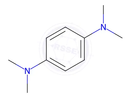 Chemical structure of N,N,N',N'-Tetramethyl-p-phenylenediamine