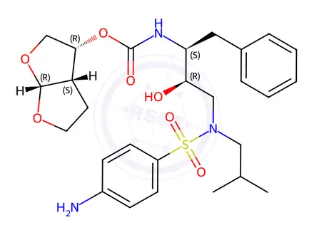 Chemical structure of Darunavir