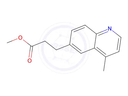 Chemical structure of Methyl 3-(4-methylquinolin-6-yl)propanoate