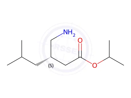 Chemical structure of Isopropyl (S)-3-(aminomethyl)-5-methylhexanoate