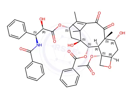 Chemical structure of Deacetyltaxol, 7-EPI-10-OXO-10-(P)