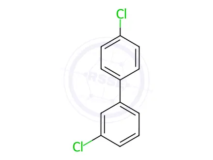 Chemical structure of PCB No. 13