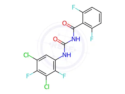Chemical structure of Teflubenzuron