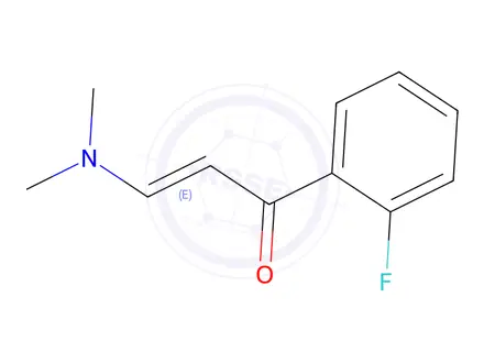 Chemical structure of (2E)-3-(Dimethylamino)-1-(2-fluorophenyl)prop-2-en-1-one