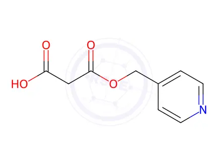 Chemical structure of 3-Oxo-3-(pyridin-4-ylmethoxy)propanoic acid