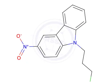 Chemical structure of 9-(3-Chloropropyl)-3-nitro-9H-carbazole