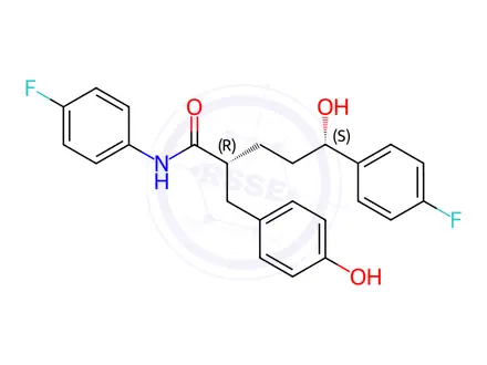 Chemical structure of Ezetimibe Ring-Open Impurity