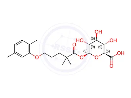 Chemical structure of Gemfibrozil Impurity 12