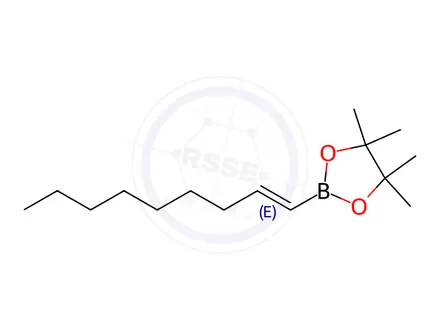 Chemical structure of (E)-4,4,5,5-Tetramethyl-2-(non-1-en-1-yl)-1,3,2-dioxaborolane