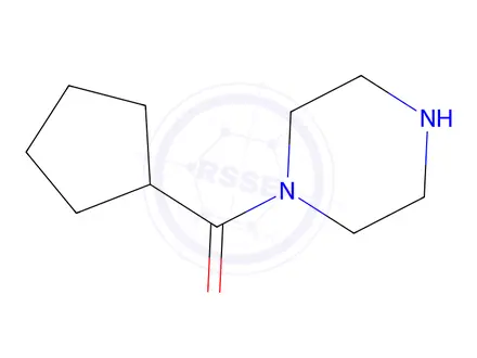 Chemical structure of Cyclopentyl(piperazin-1-yl)methanone