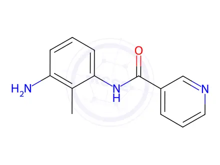 Chemical structure of Nicotinamide Impurity 77